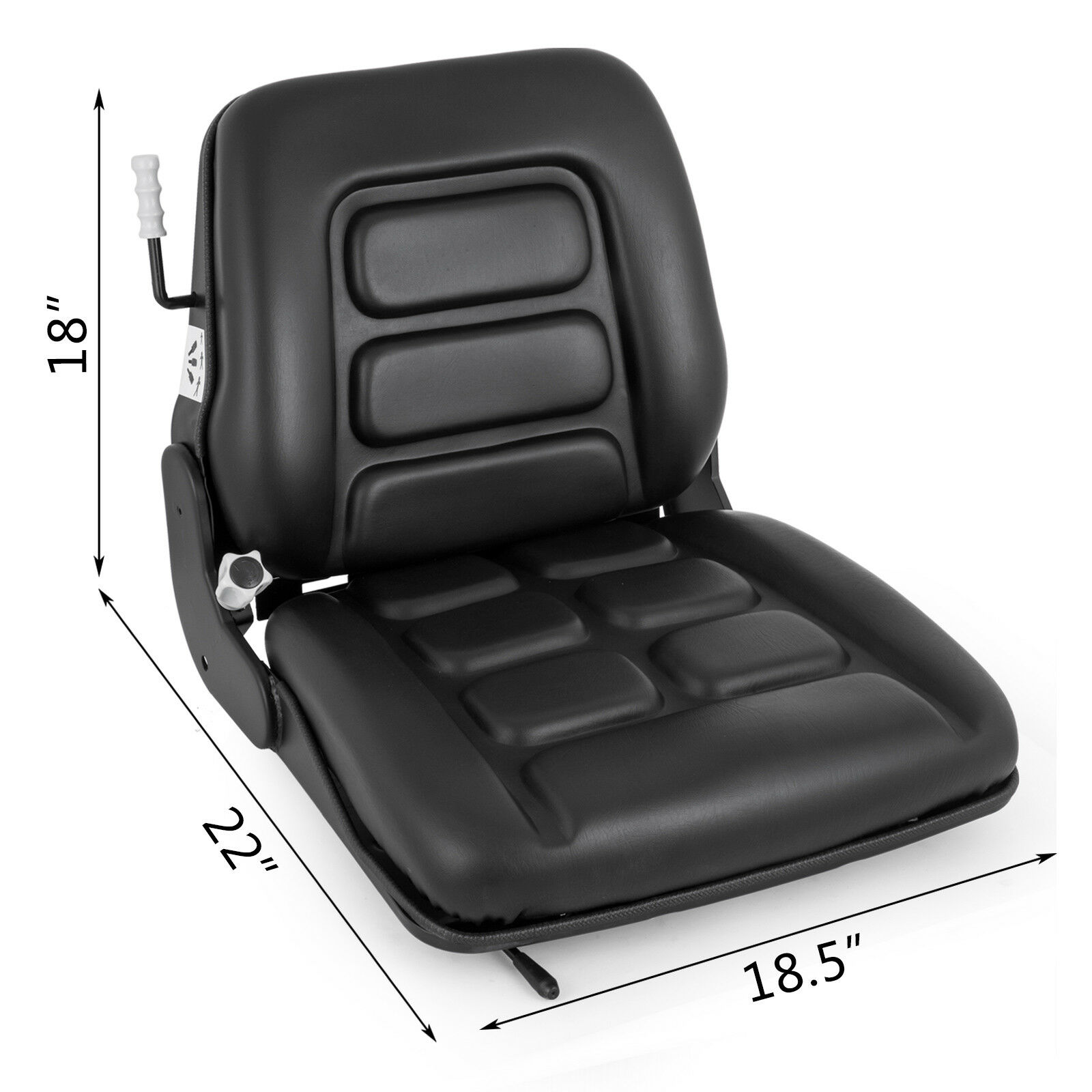 GS12 Seat with Seat Belt - Replacement Seat for Forklift Dumper Digger - Great Price! - Image 3
