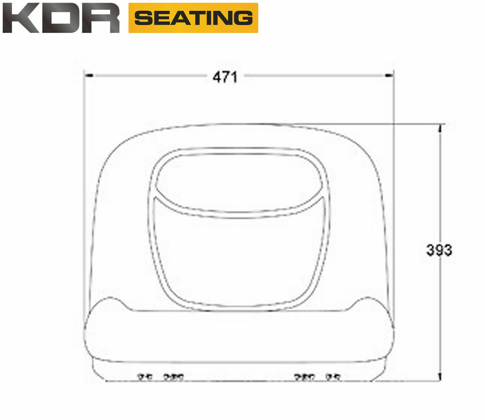 Milsco XB150 Black Seat – Genuine! JCB John Deere Caterpilllar - Image 6