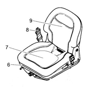 JCB 336/A4594 Dumper Seat Belt