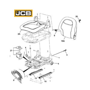 JCB 400/02234 Dumper seat tether