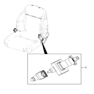 JCB 400/H910815 Retractable Lap Seat Belt